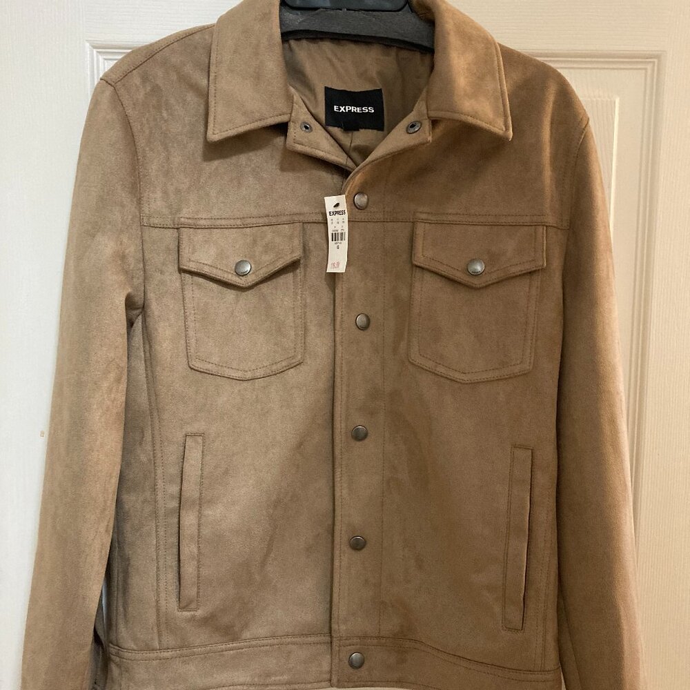 NEW Men's EXPRESS Tan Jacket XS-S
